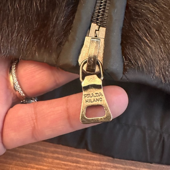 PRADA black kid fur jacket. Unisex. Small men’s / medium women’s. - Picture 1 of 17